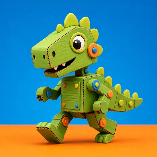 Dinossauro robô que anda